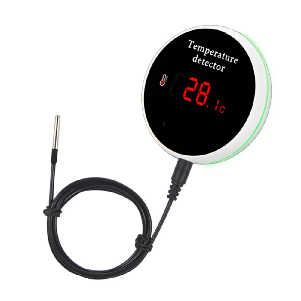 For WiFi Temperature Sensor 3 Meters Cable Temperature Detector WiFi Thermometer Temperature Controller