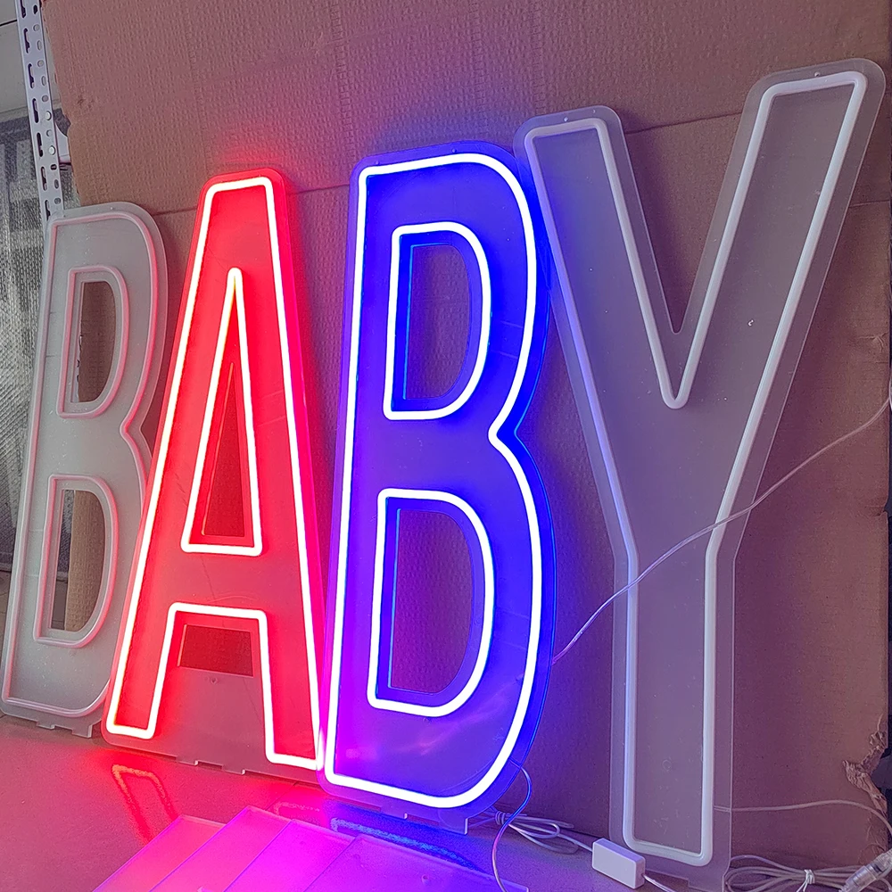 76cm Large LED Letter RGB Lights Sign 26 Alphabet Light Up Letters Sign for Wedding Birthday Party Home Bar Decoration