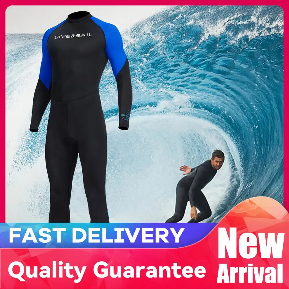 Men Diving Protection Clothes Cold Proof Sunscreen Snorkeling Surfing Swimsuit Warm with Zipper Anti-scratch Outdoor Accessories