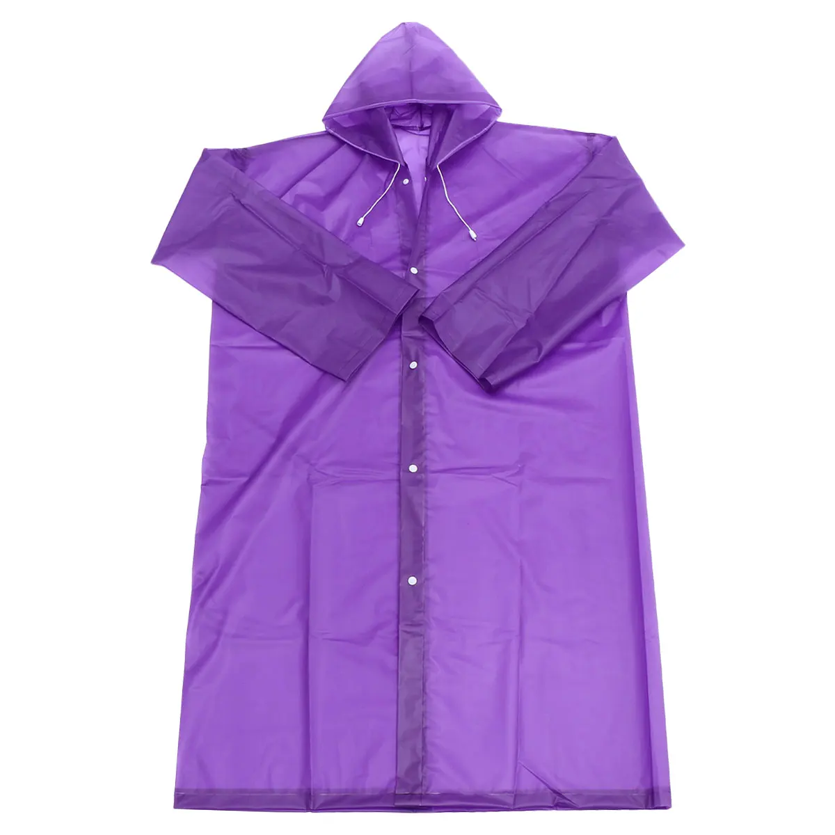 

1pc Transparent Adult Raincoat EVA Waterproof Disposable Poncho Lightweight Portable for Motorcycle Riders Outdoor Rainy Days