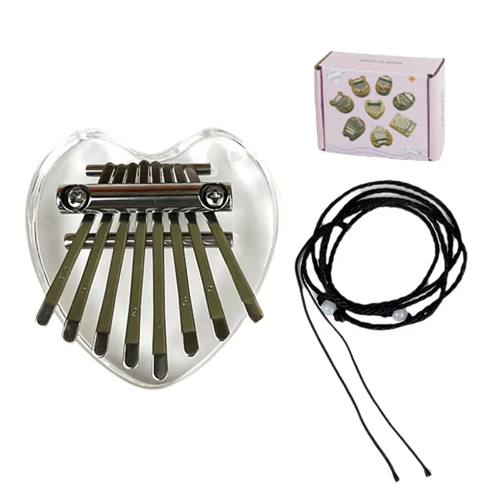Mini Kalimba 8 Key Thumb Piano 1 Pack Totoro Style Cute Instrument Portable Exquisite Thumb Piano for Beginner Kids Adults