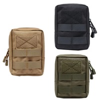 Outdoor Tactical 600D Waist Bags Multitool Molle Pouch Tool Zipper Waist Pack Accessory Durable Belt Pouch