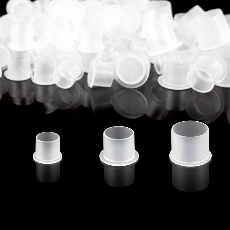

Small Pigment Container Holder with Bottom Support Tattoo Supplies and Accessories Ink Cups Caps Clear