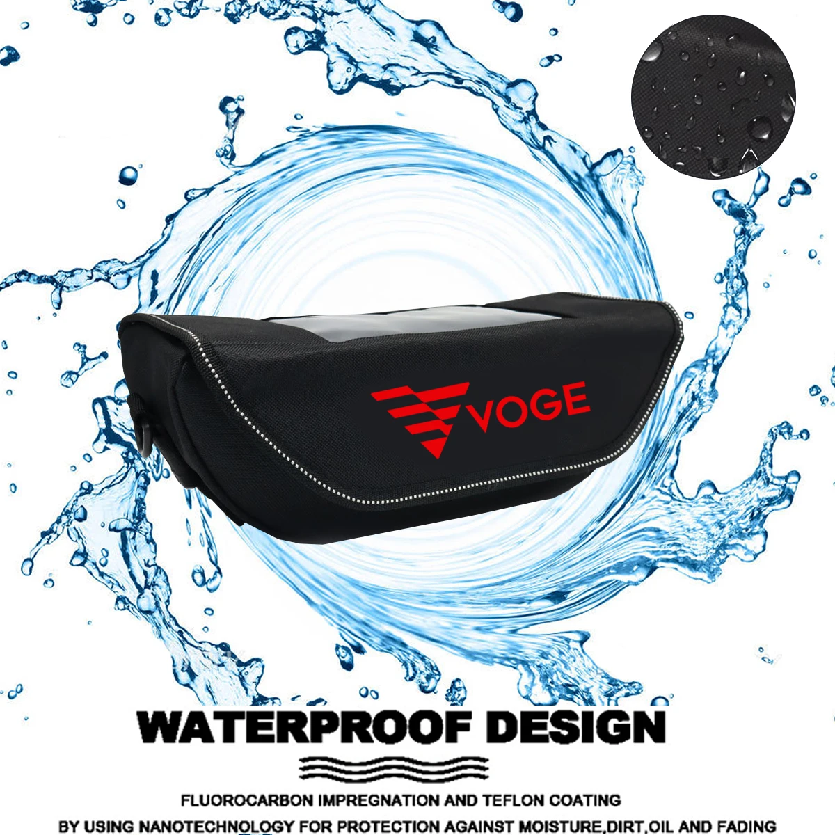 For VOGE 500DS 650DS 300DS 500R 525R 300R ER10 350AC Motorcycle accessory Waterproof And Dustproof Handlebar Storage Bag