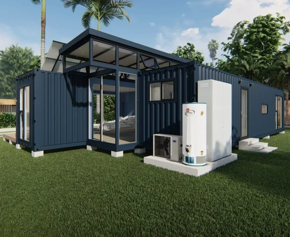 prefabricated house 4-bedroom home outdoor structures and shade Waterproof Windproof Garden shed Expandable Container Home