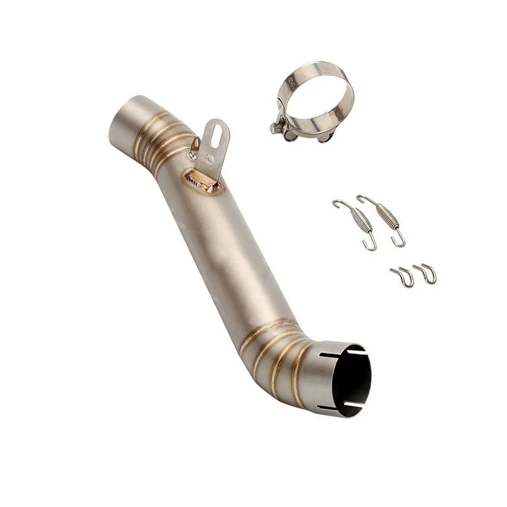 For Aprilia RSV4 Exhaust System Modification With Titanium Alloy Mid-section And AR Carbon Fiber Straight-mount Tail Section.