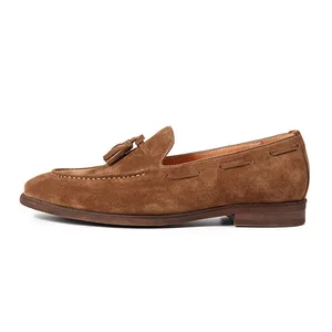 Neue britische Lefu -Schuhe für Männer, Low Top, Anti -Spinning, Nobuck -Leder, runder Kopf, lässig, Anpassung, vier Stationen 10 Hauptverkäufe Shein Shoes - №10