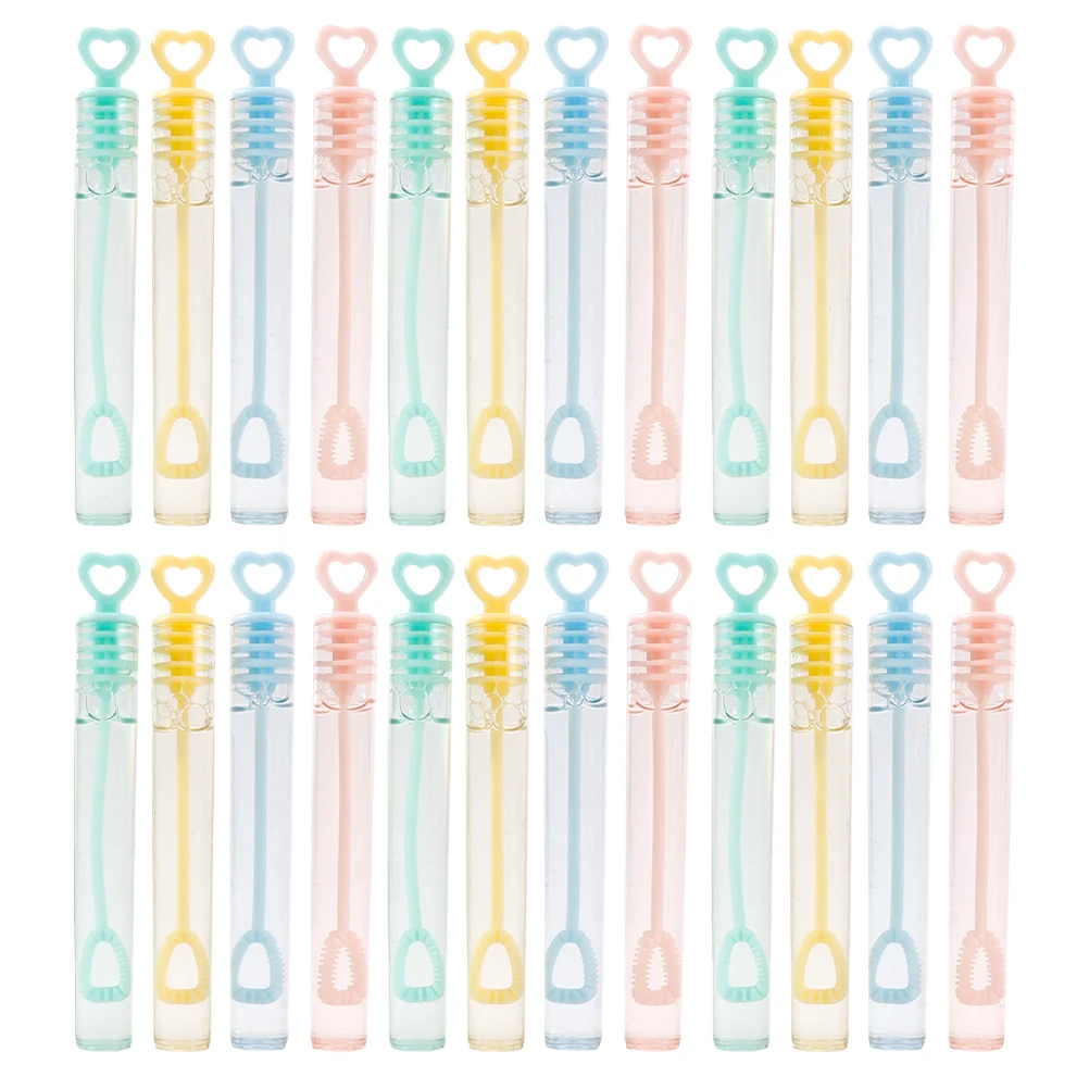 

48pcs Machine Stick Wands Mini Blower Bubble Wand For Outdoor Kids Party Favors Colors Outdoor Toys Birthday Gifts