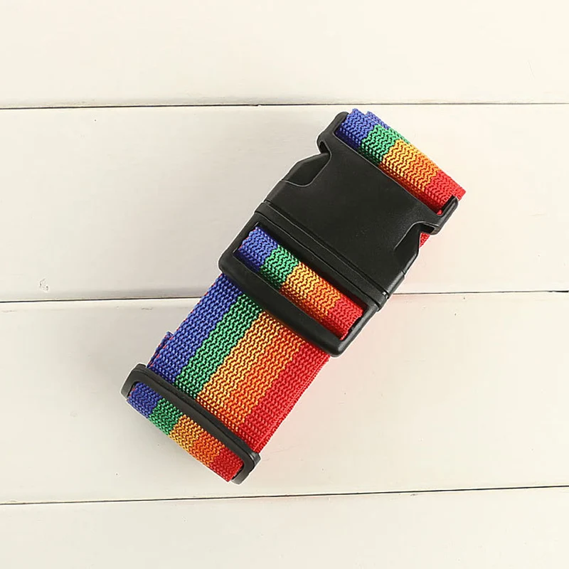 Straight Shaped Luggage Straps for Suitcase, Polyester Luggage Belt with Adjustable Release Buckle Travel Accessory image 5