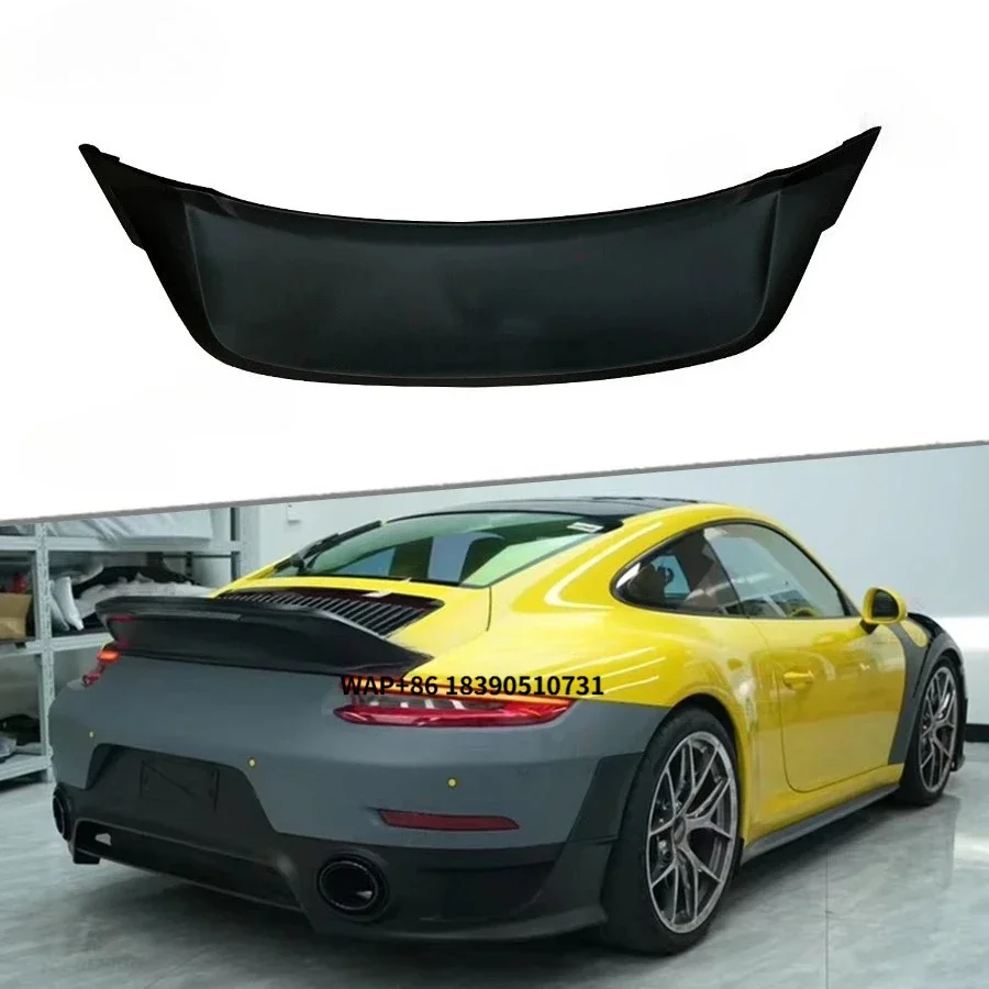 

Fiberglass SC Style Rear Trunk Lip Spoiler Wing for 911 991 2013-2019 FRP Trunk Wing Ducktail Car Styling