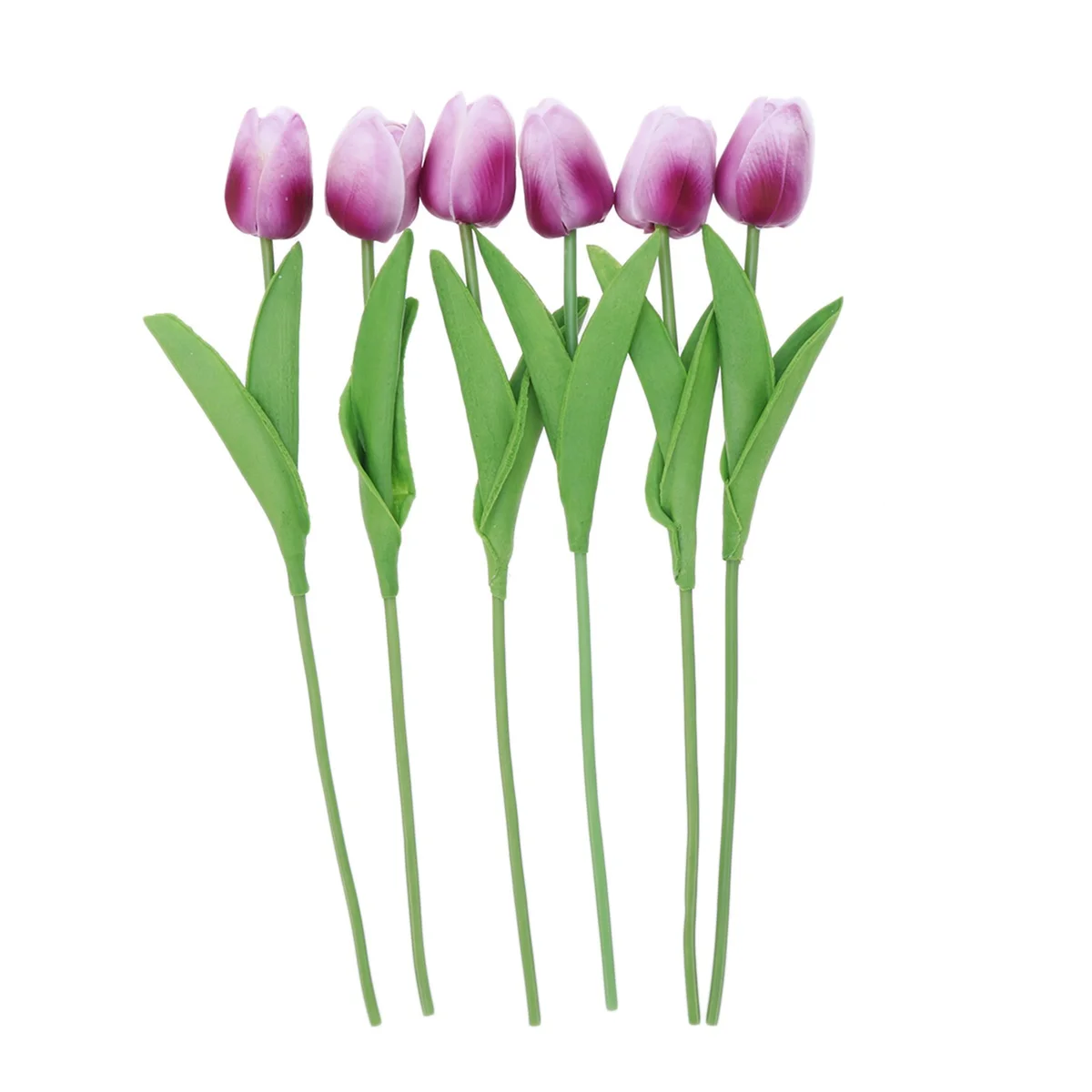 

6pcs Tulip Fake Flower Ornament Flowers PUFlowers Home Garden Party Decoration Bedroom Balcony Ornament Realistic