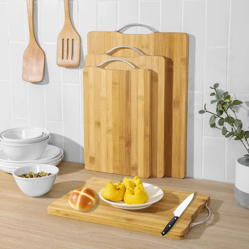 

Cutting Boards Reversible Standing Cutting Chopping Bamboo Food Double Sid Board Dishwasher Block Mat Tool Kitchen Cook Supplie