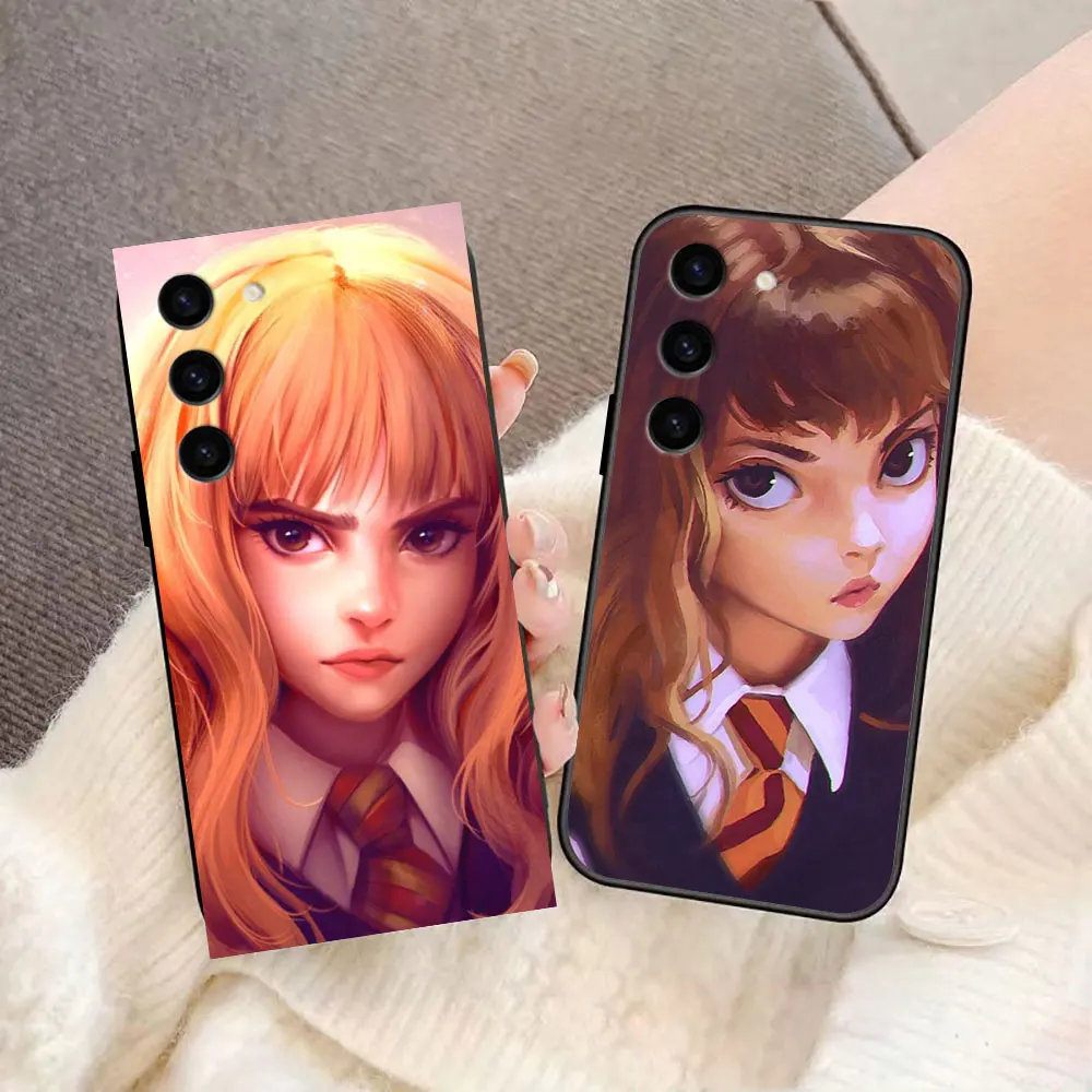 Anime H-Hermione-L-Luna Phone Case For Samsung Galaxy S24 S23 S22 S21 S20 FE S10 S10E LITE PLUS ULTRA Case Funda Shell Cover