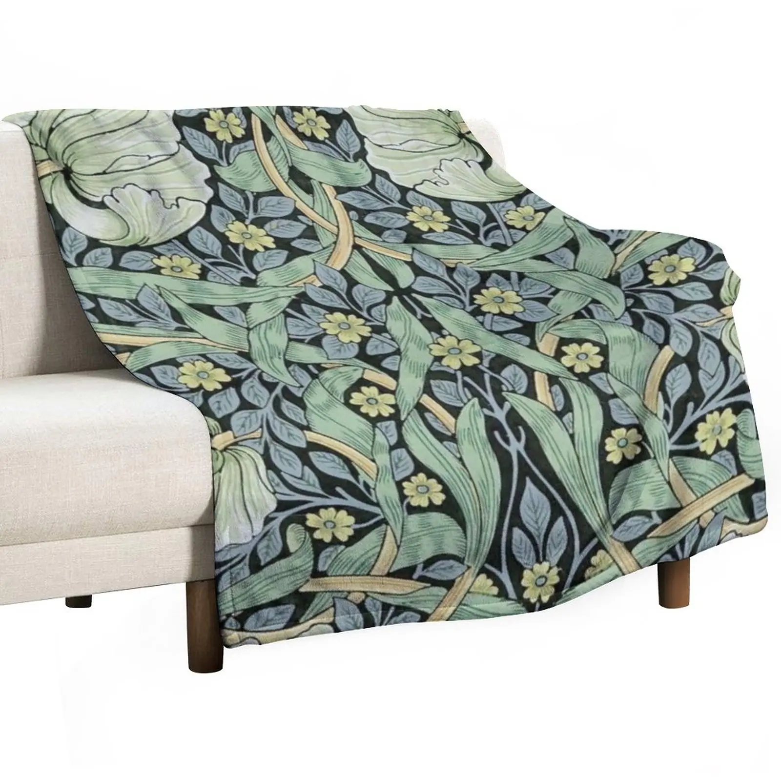 

william morris Throw Blanket Beach Fluffys Large Quilt for sofa Blankets