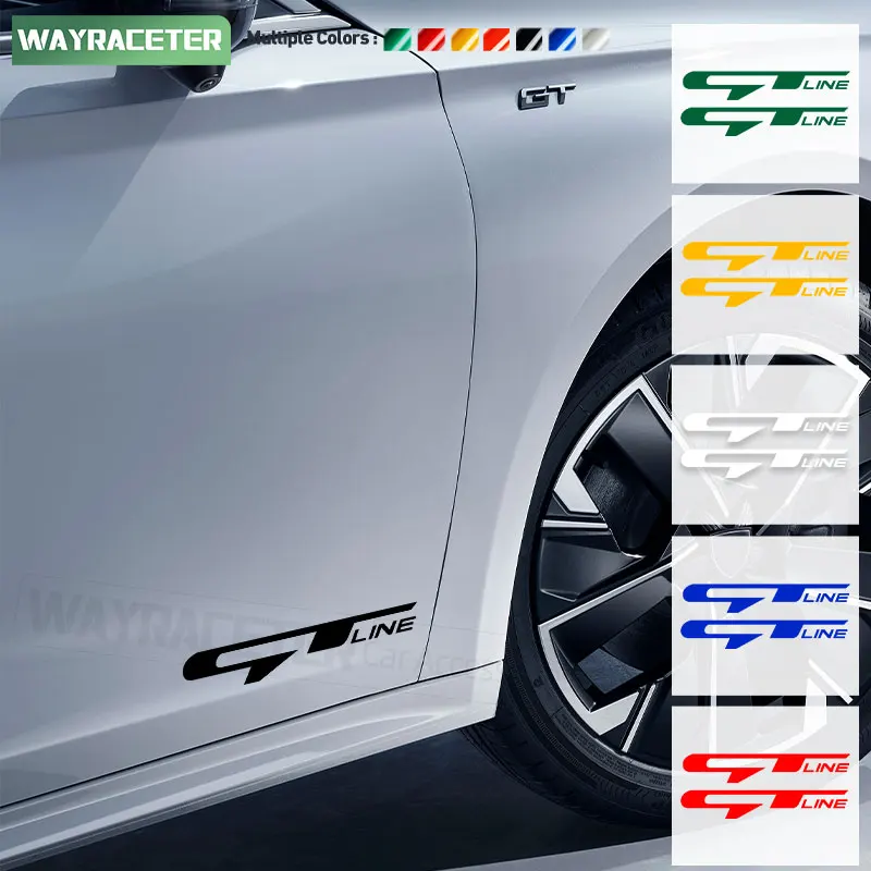 

2 шт., светоотражающие наклейки на дверь, боковое крыло, окно, багажник для Peugeot 3008 5008 2008 106 107 108 205 206 RCZ 208 307