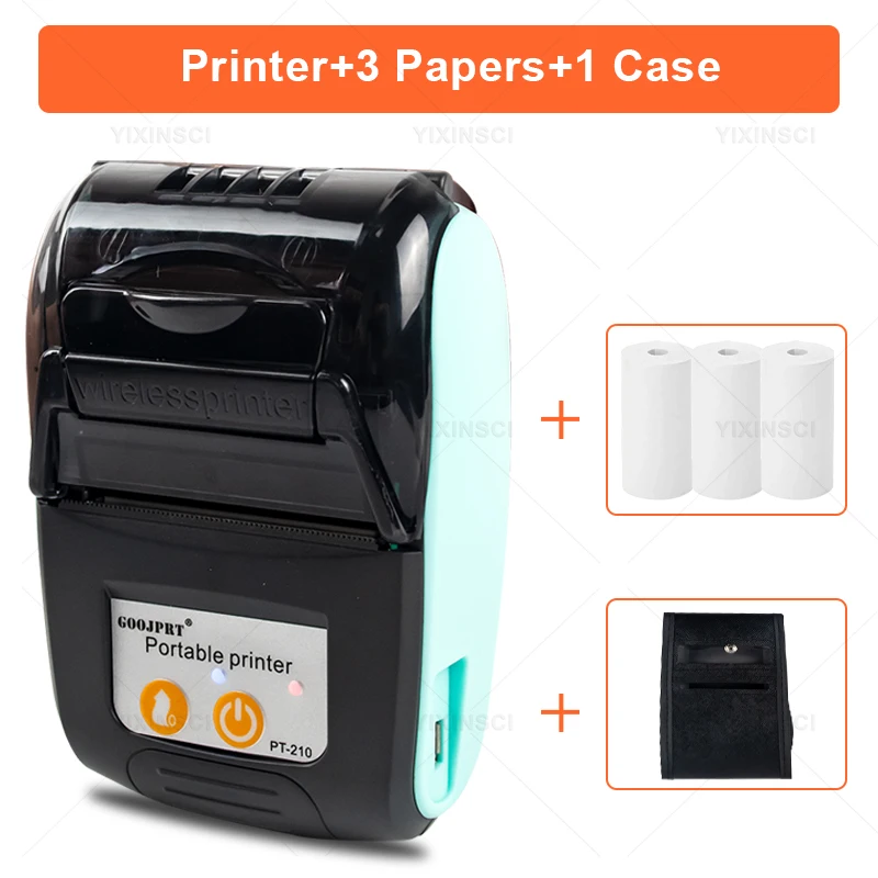 Mini 58mm Thermal Receipt Printer Pocket Mobile Wireless Bluetooth Portable Bill Ticket For Windows Android iOS Thermal Printer