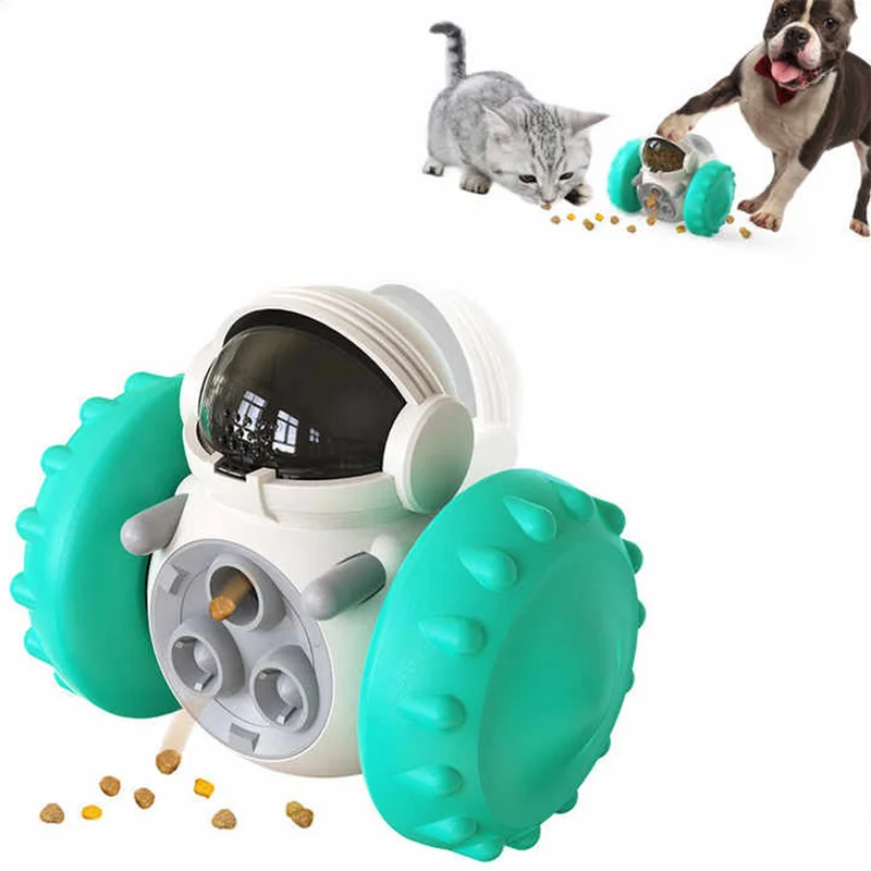 

Игрушка для домашних животных без батареи, интерактивный качающийся стакан, дозатор еды, автомобиль-головоломка, игрушки для больших собак, кошек, медленная кормушка, ментальная стимуляция