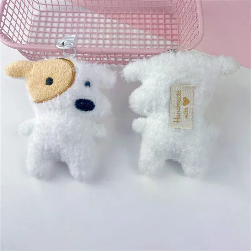 Heißer Verkauf Niedlichen Tier Welpen Plüsch Puppe Spielzeug Kajak Kette Anhänger Rucksack Behänge Dekoration Schlüssel Kette Geschenke