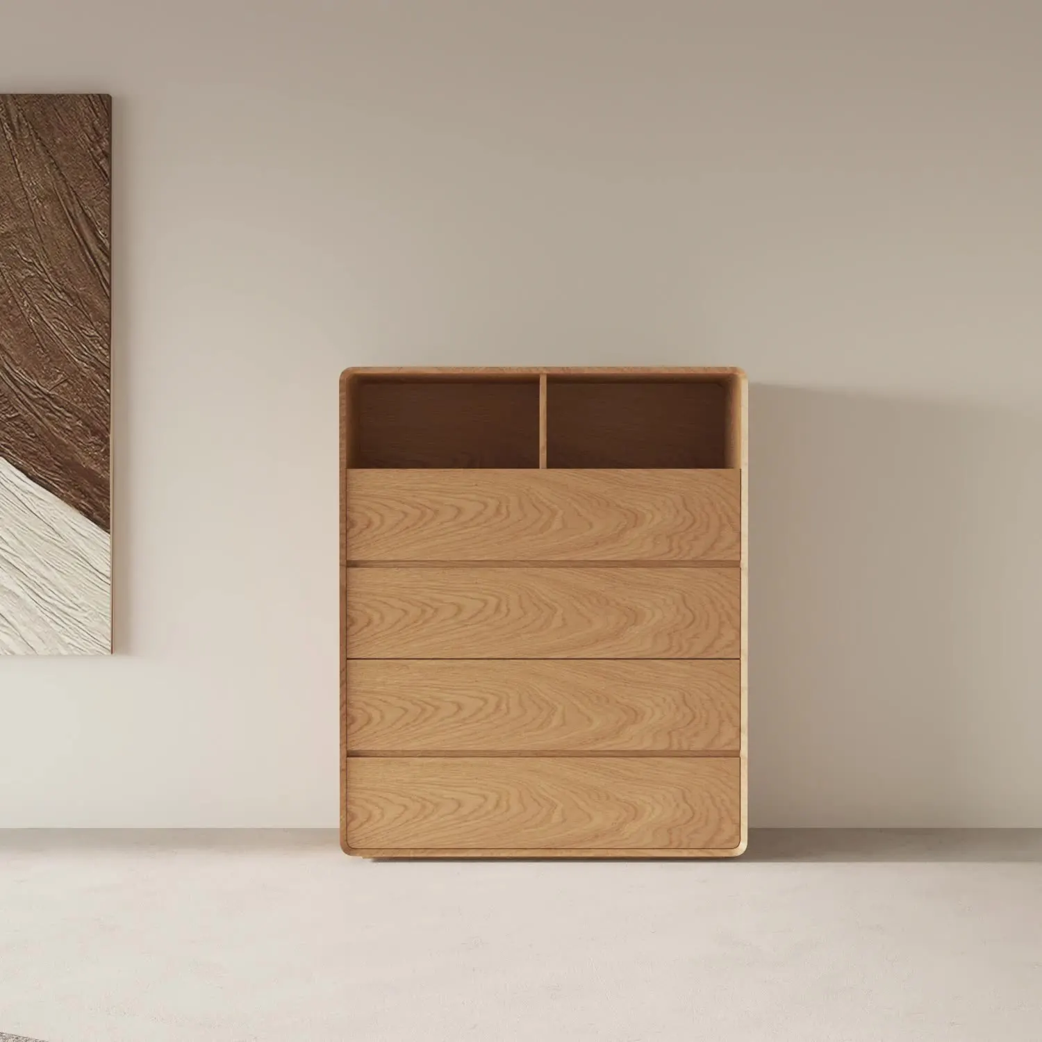 ！@Japanese Style Living Room Sideboard Cabinet Modern Simple Design Solid Wood Customized Sideboard Buffet Cabinet