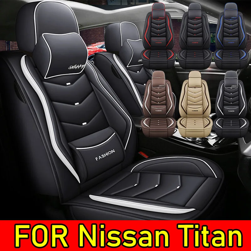 

Чехол на автомобильное сиденье для Nissan Titan. Удобный водонепроницаемый и грязеотталкивающий чехол из искусственной кожи с фиксированной талией.