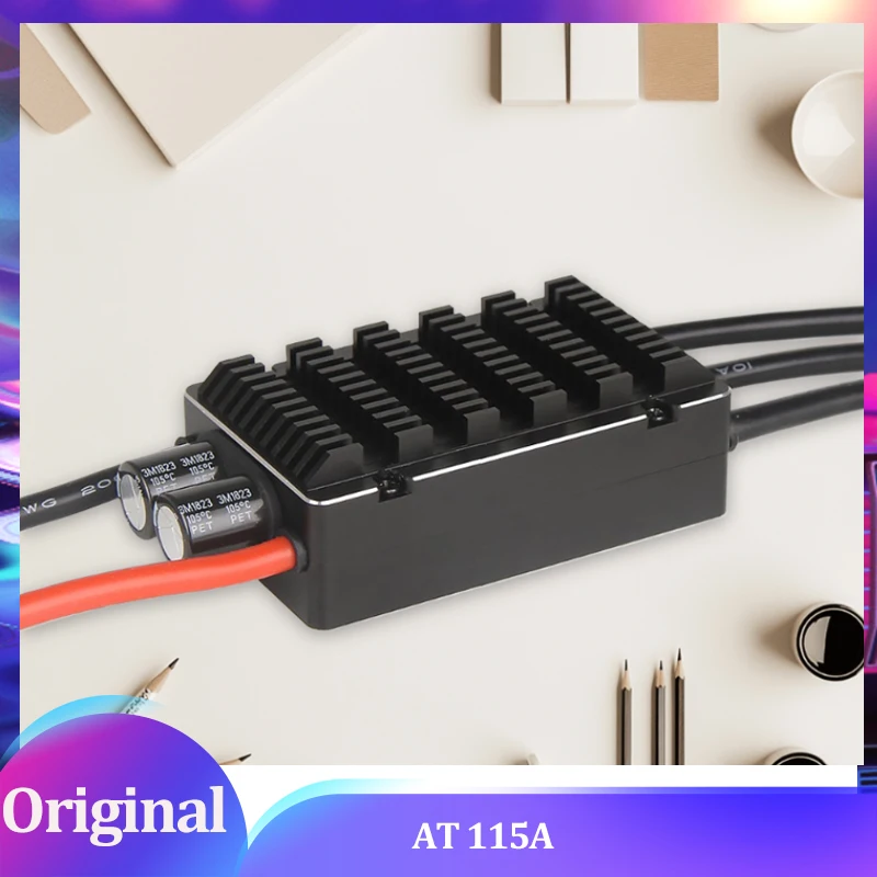 T-Motor AT115A 14S Brushless ESC 115A Continuous 52.8V Max IP67 Waterproof Field-Oriented Control