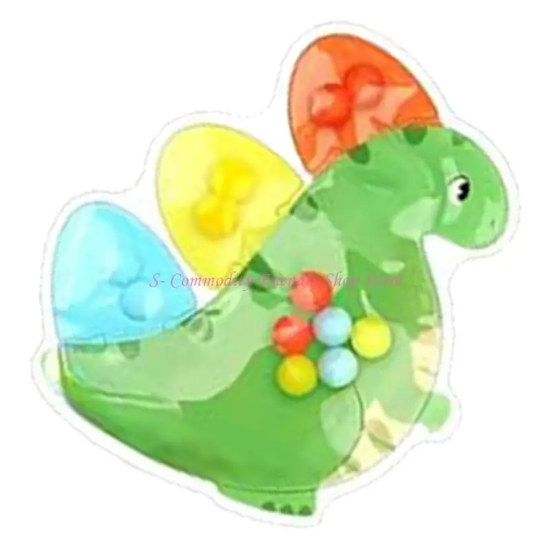 85ae Kids Riconoscimento del colore Educational Squeeze Toy Gestione emotiva giocattolo dei dinosauri