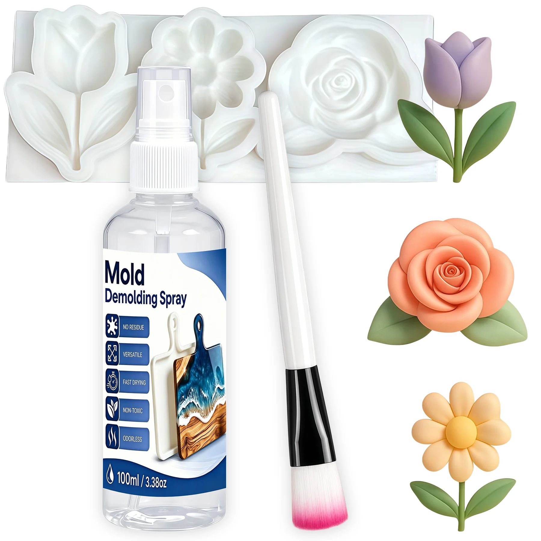Candle Making Moulds - Semprotan Cetakan 7Oz/3.5Oz untuk Pembuatan Lilin