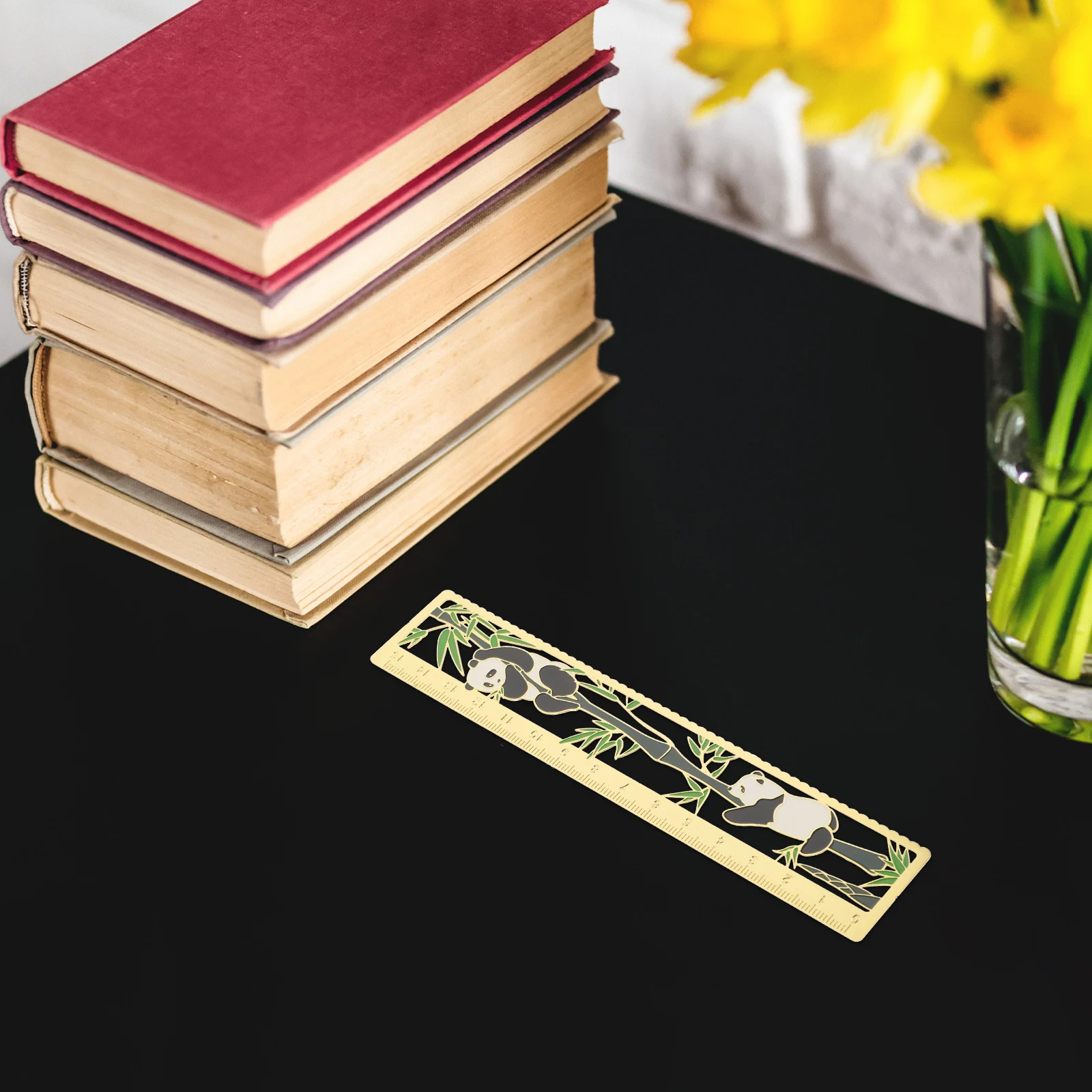 

Metal Bookmark Ruler for Reading Chinese Style Marker Books Bookmarks Lovers Fancy Decorative