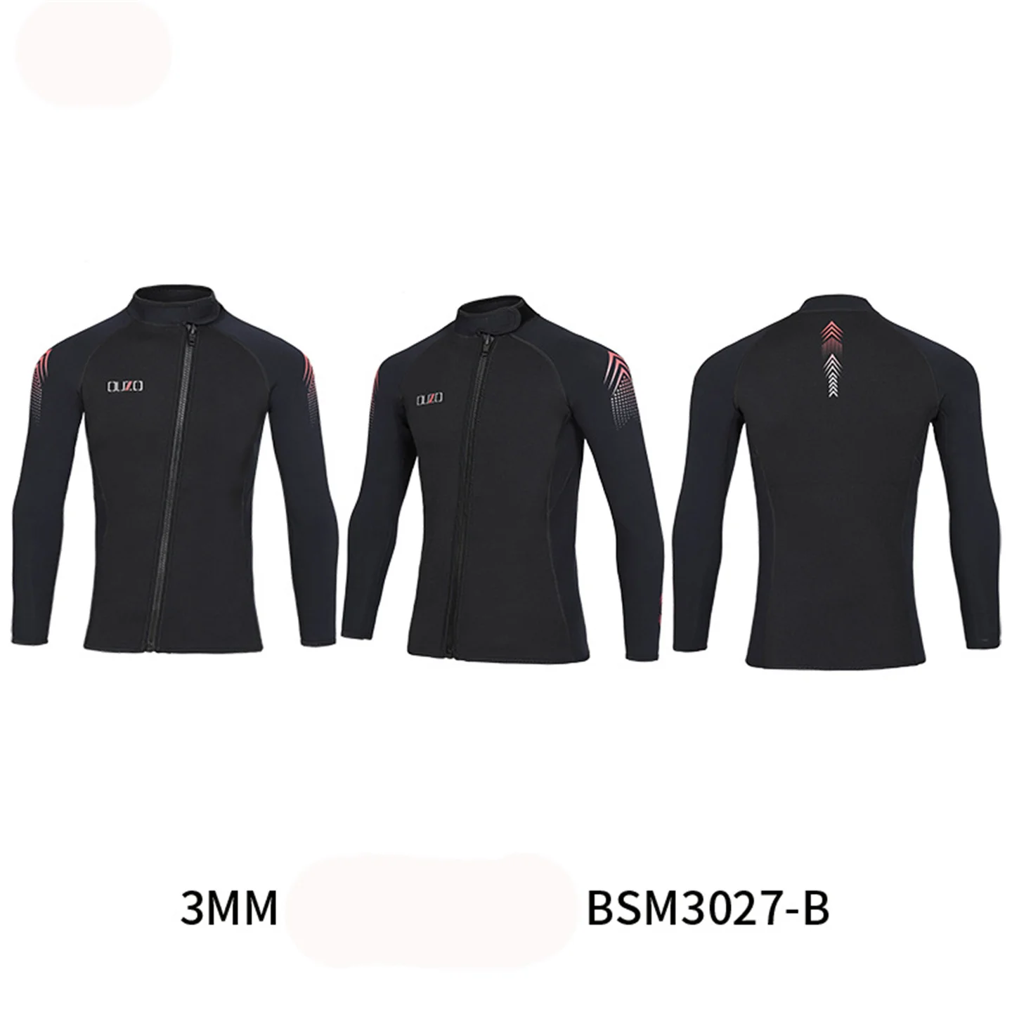 Winter Men Women 3MM Neoprene Scuba Diving Top Jacket And Pants Two Pieces Separate Wetsuit Snorkeling Surfing Thermal Swimsuit