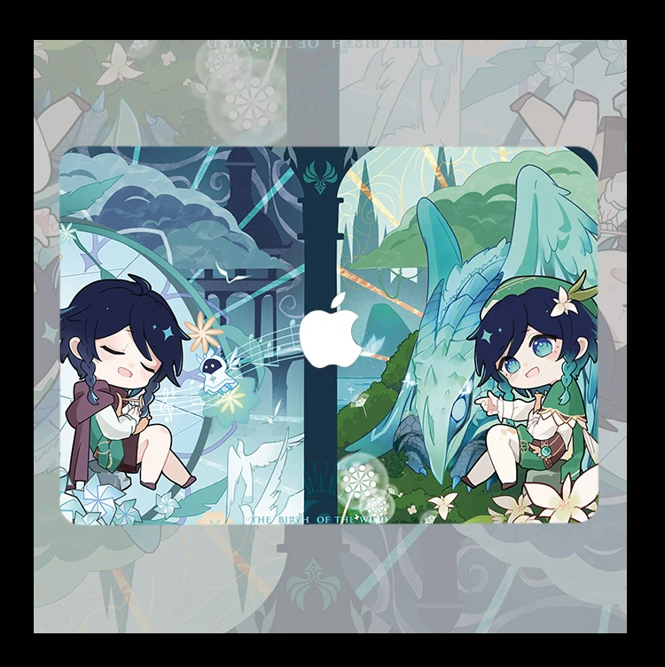 

Barbatos Anime Genshin Imp Case for Macbook Air M2 13 M1 Pro 13 14 16 Mac Hard Shell Retina A2681 A2337 A2338 Laptop Accessories