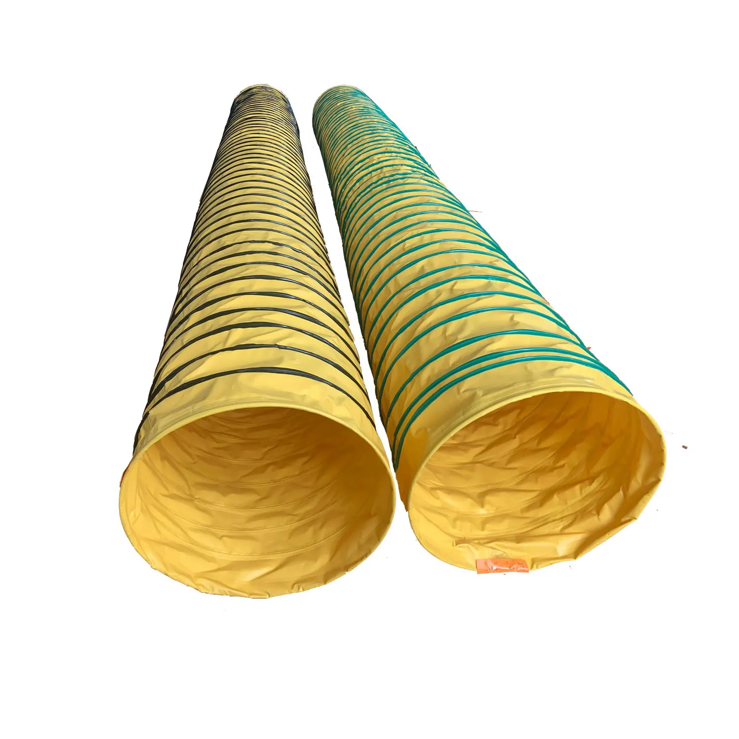 

24\" Heavy Duty PVC Agility Tunnel For Outdoor Dog Training Available In Blue Or Yellow
