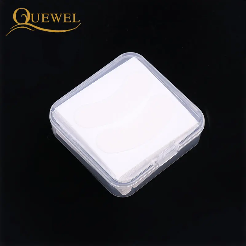 Quewel 25Pairs Eyelash Extension Foam Eye Pads Gel Patch Grafted Lash Micro Painless Easy Removal Lashes Tape Under Eyes Patches