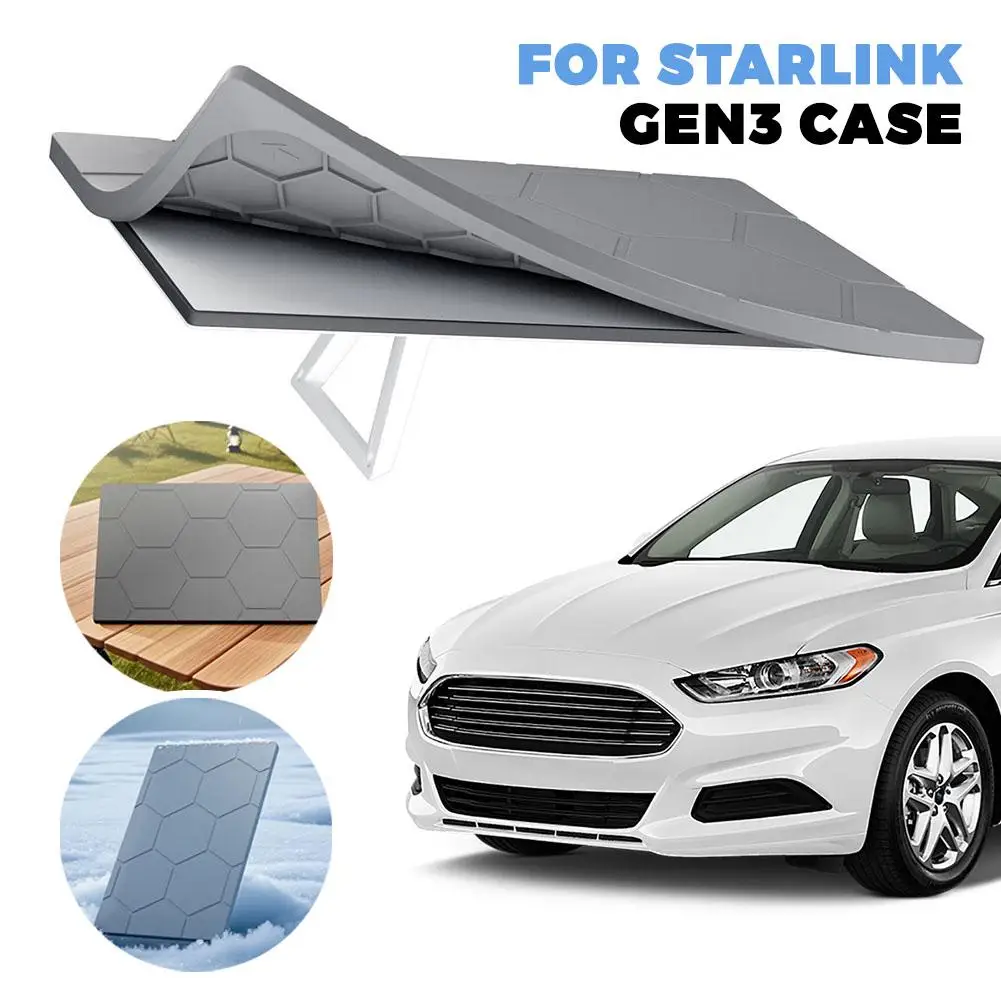 Funda protectora de silicona para disco satelital Starlink Gen3, resistente a golpes y al polvo, accesorios para satélite para exteriores