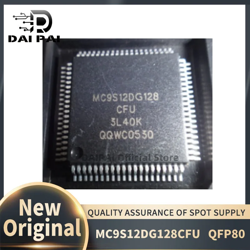 (2-5piece) 100% New original MC9S12DG128CFU MC9S12DG128 CFU QFP-80 Chipset