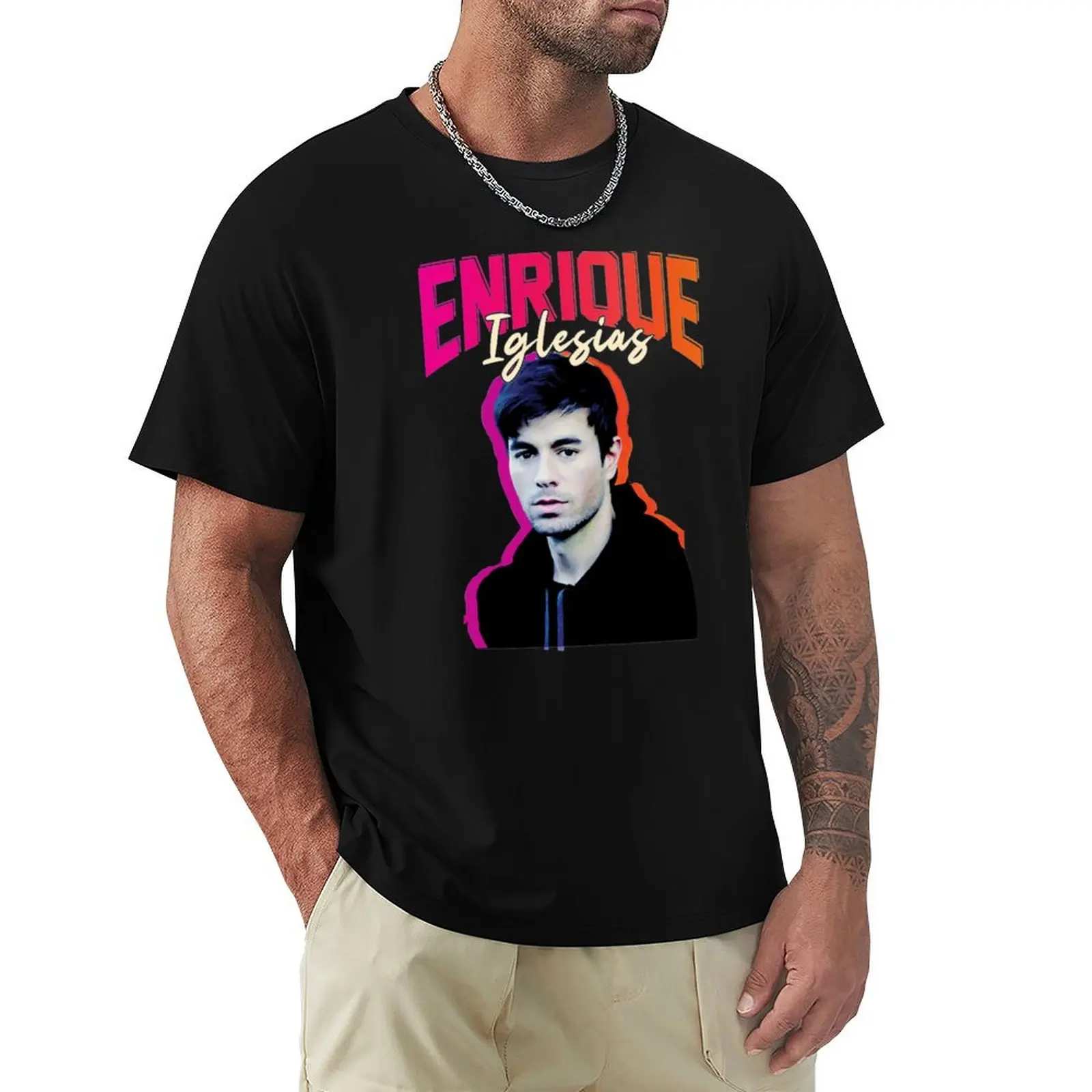 

enrique iglesias T-Shirt Performance Workout Short Sleeve Tee