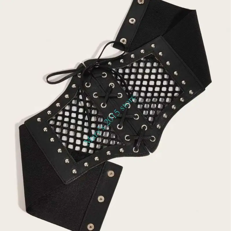 E15F حزام نسائي قابل للتعديل، دعم مرن أسود للأنشطة الخارجية واللياقة البدنية #3