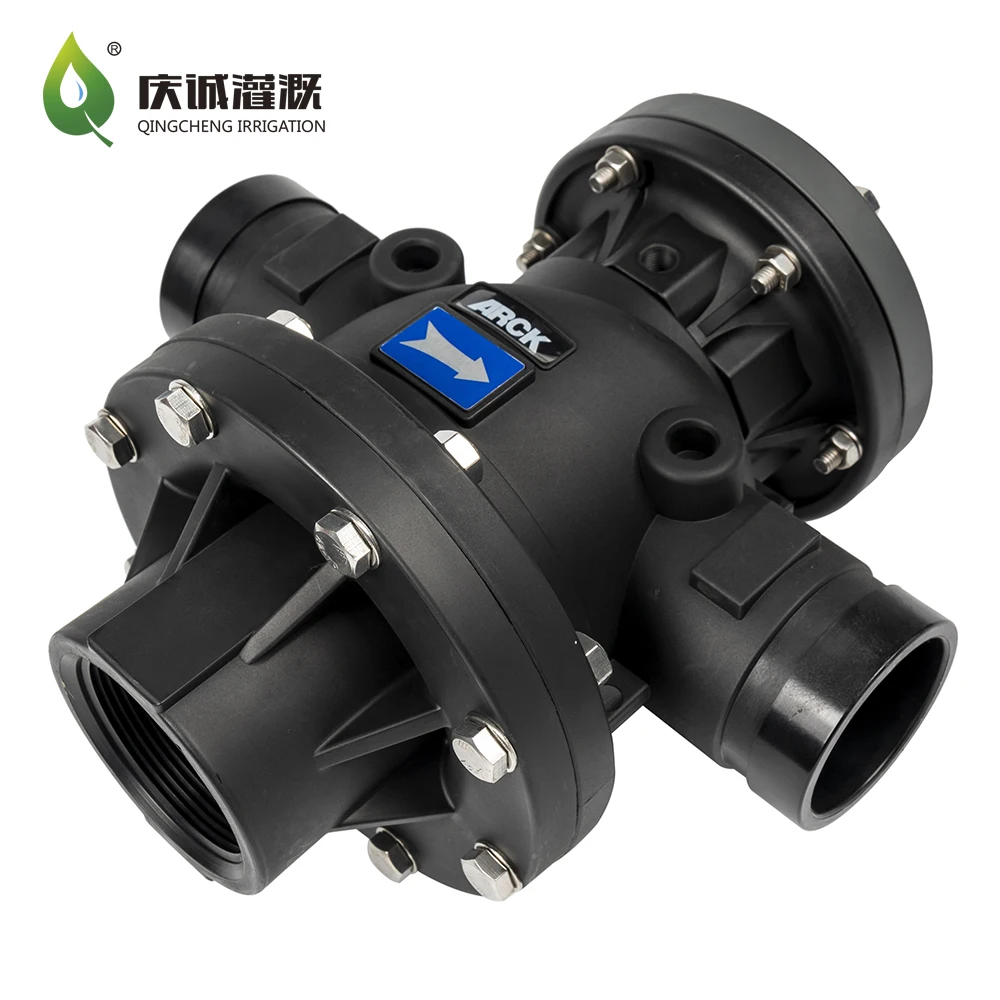 2025 نظام التحكم في الري في المزرعة، صمامات الغسيل العكسي الأوتوماتيكية، نظام الترشيح يستخدم الصمامات