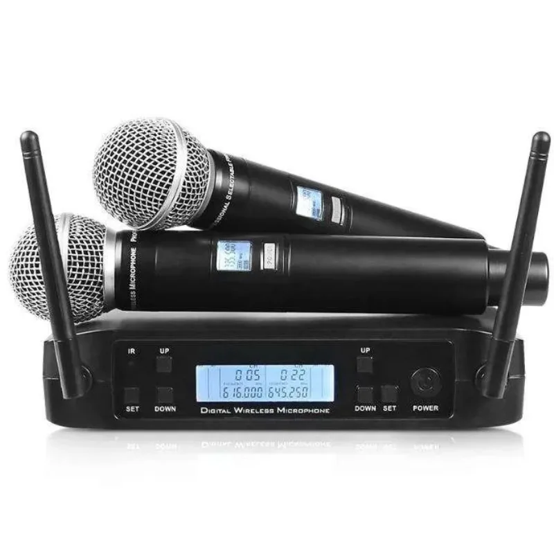 

Professional Universal Mic GLXD4 Wireless Handheld Dynamic Microphone System Studio Microphone Kit GLXD4 Beta58a