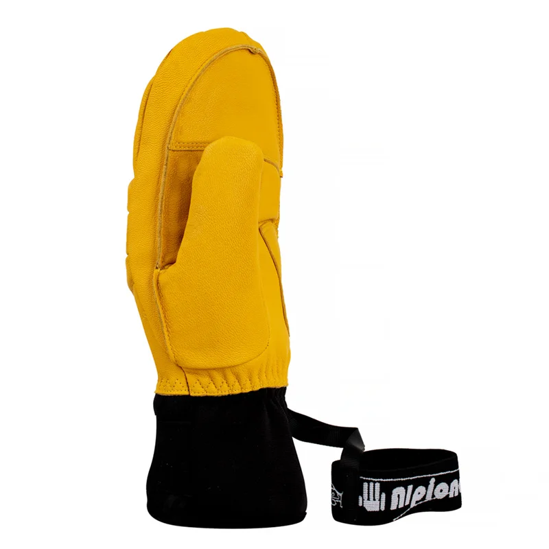 Profession elle Ski handschuhe Männer Frauen Winter warme Schnee handschuhe Ziegenleder wasserdichtes Snowboard Schneemobil Radfahren Ski handschuhe
