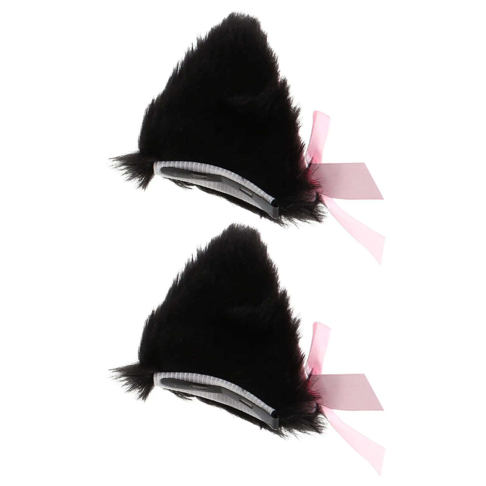 

1 Pair Clip Accessories Imitation Rabbit Halloween Cosplay Party Headdress Hair Cat Ears Hair Clip Accessories