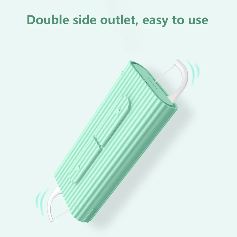 Portable Automatic Dental Floss Storage Box Flosser Picks Toothpick Teeth Stick Tooth Cleaning Oral Hygiene Care For Home Travel