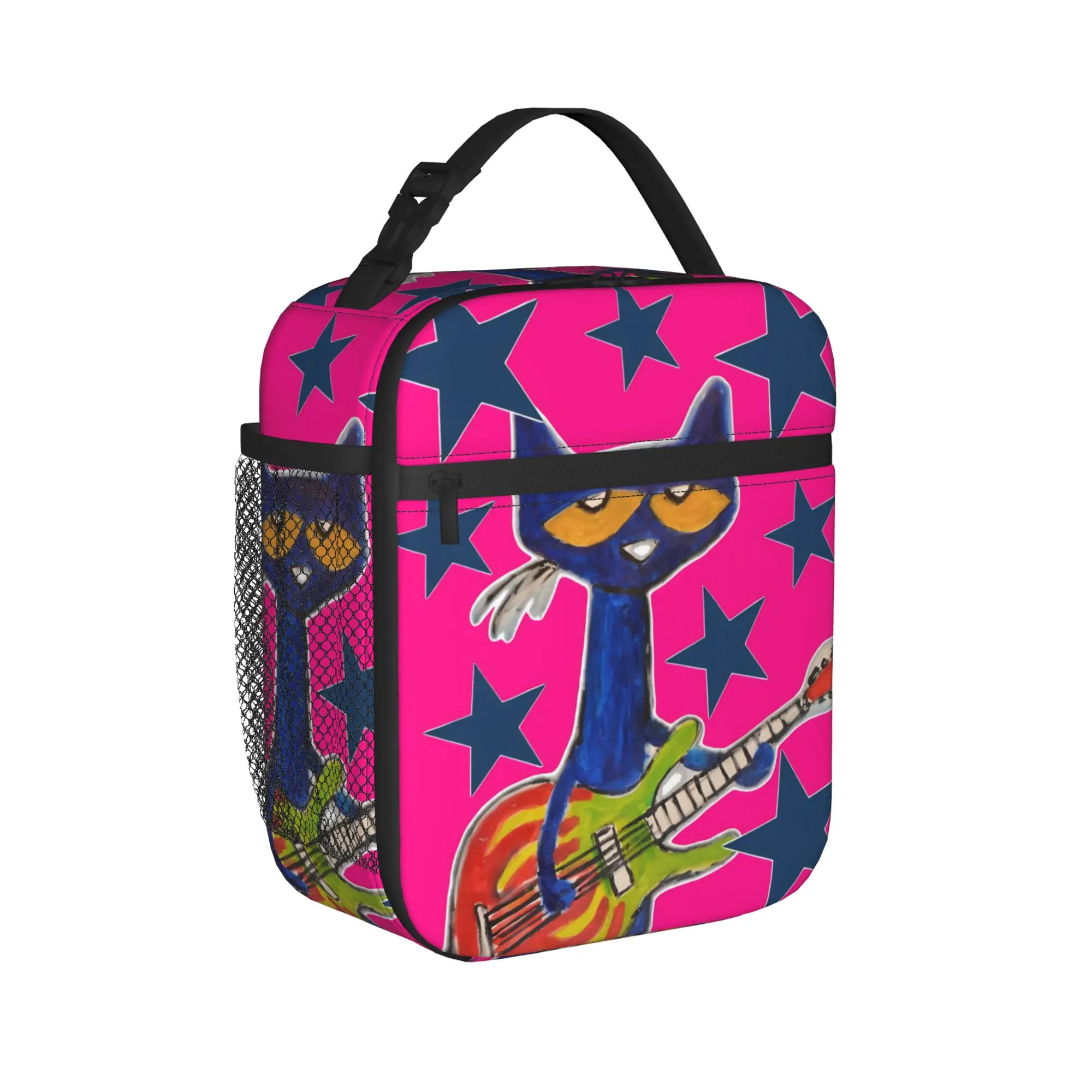Petes Cartoon Cats Insulated Lunch Bags High Capacity  Reusable Cooler Bag Tote Lunch Box Work  Outdoor Men Women