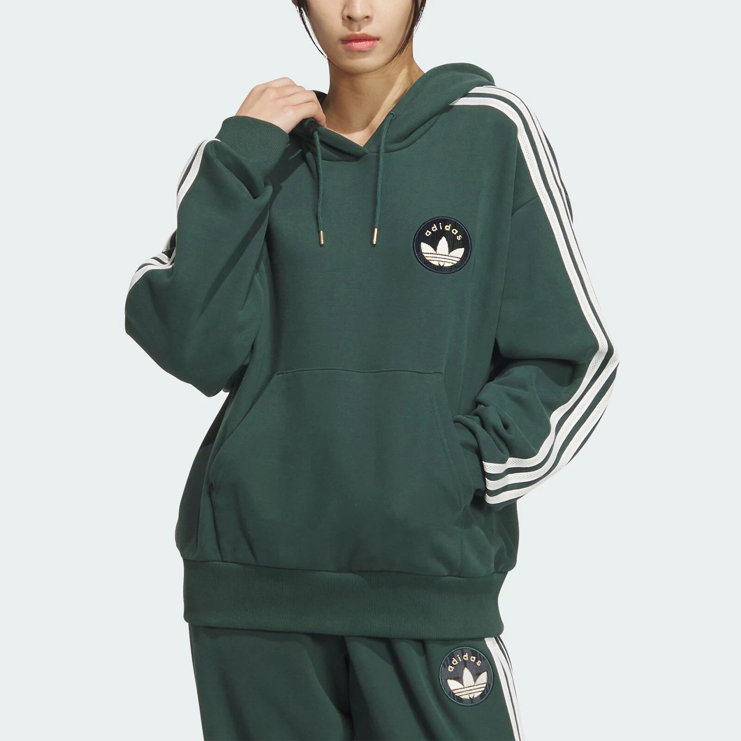 

Adidas Genuine Originals женская повседневная теплая толстовка с капюшоном JC6854