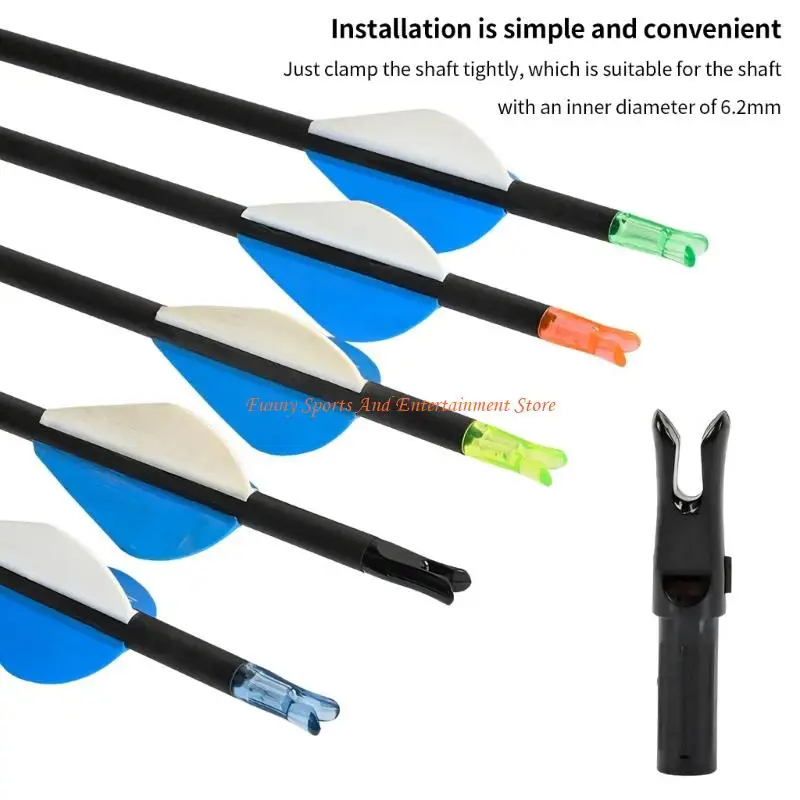 

C4DE 10lots Precisions Engineered Arrows Nocks Enhancing Accuracy in Archerys Practice