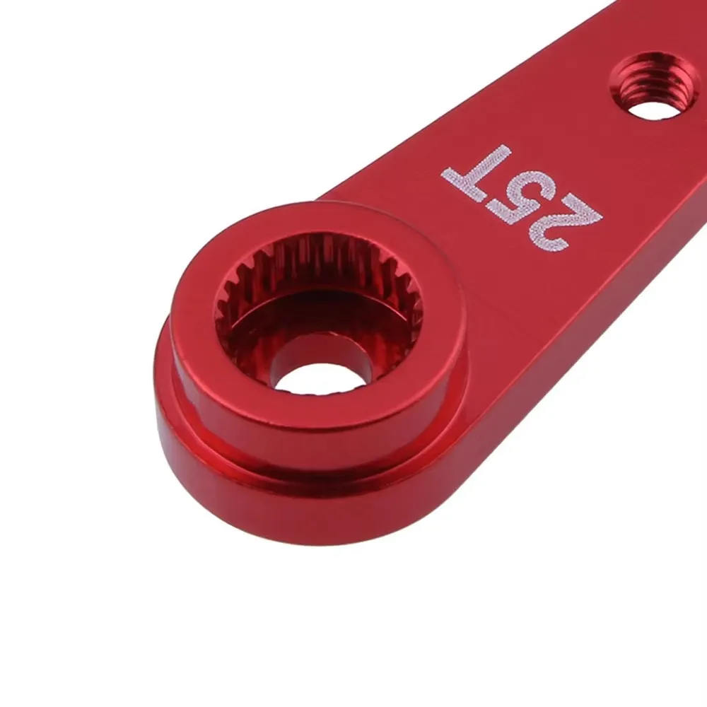 25T Sterzo In Metallo Servo Braccio di Estensione Corno 37 millimetri Per 1/10 RC Auto Barca Futaba HSP Wltoys SCX01 RC Auto Crawler parti