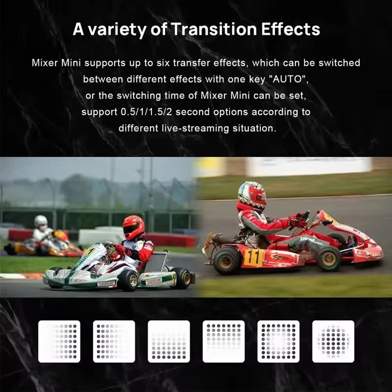 Cinetreak Mixer MiNi 4 canales FHD Video Streaming en vivo Swithcer compatible con entrada multiformato y conmutación multicámara PIP personalizable