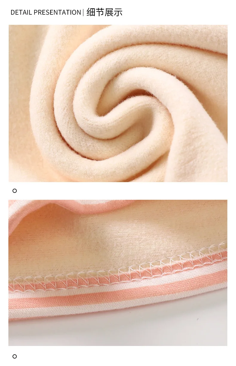 2-teiliges Herbst-Winter-Outfit für Jungen und Mädchen, Plüschgefüttertes Langarm-Oberteil + Hosen-Set, warm – Detail 10