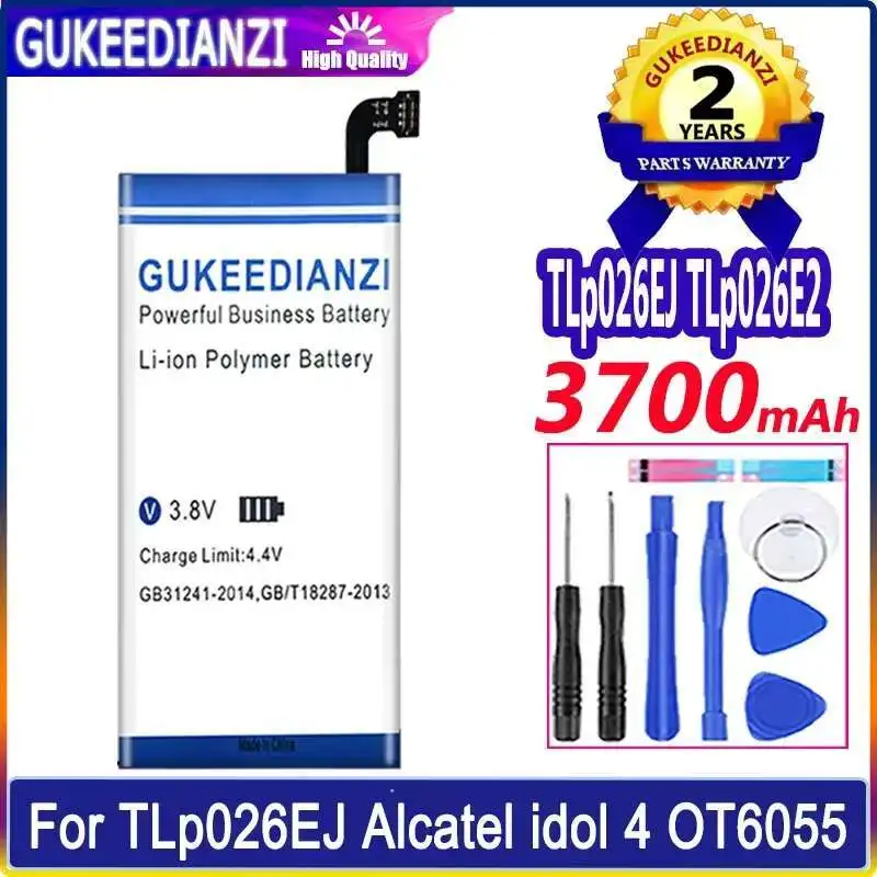 

Mobile Phone Battery TLP026E2 3100Mah For Alcatel Idol 4 OT6055 6055H 6055Y 6055U 6055 6055K 6055B