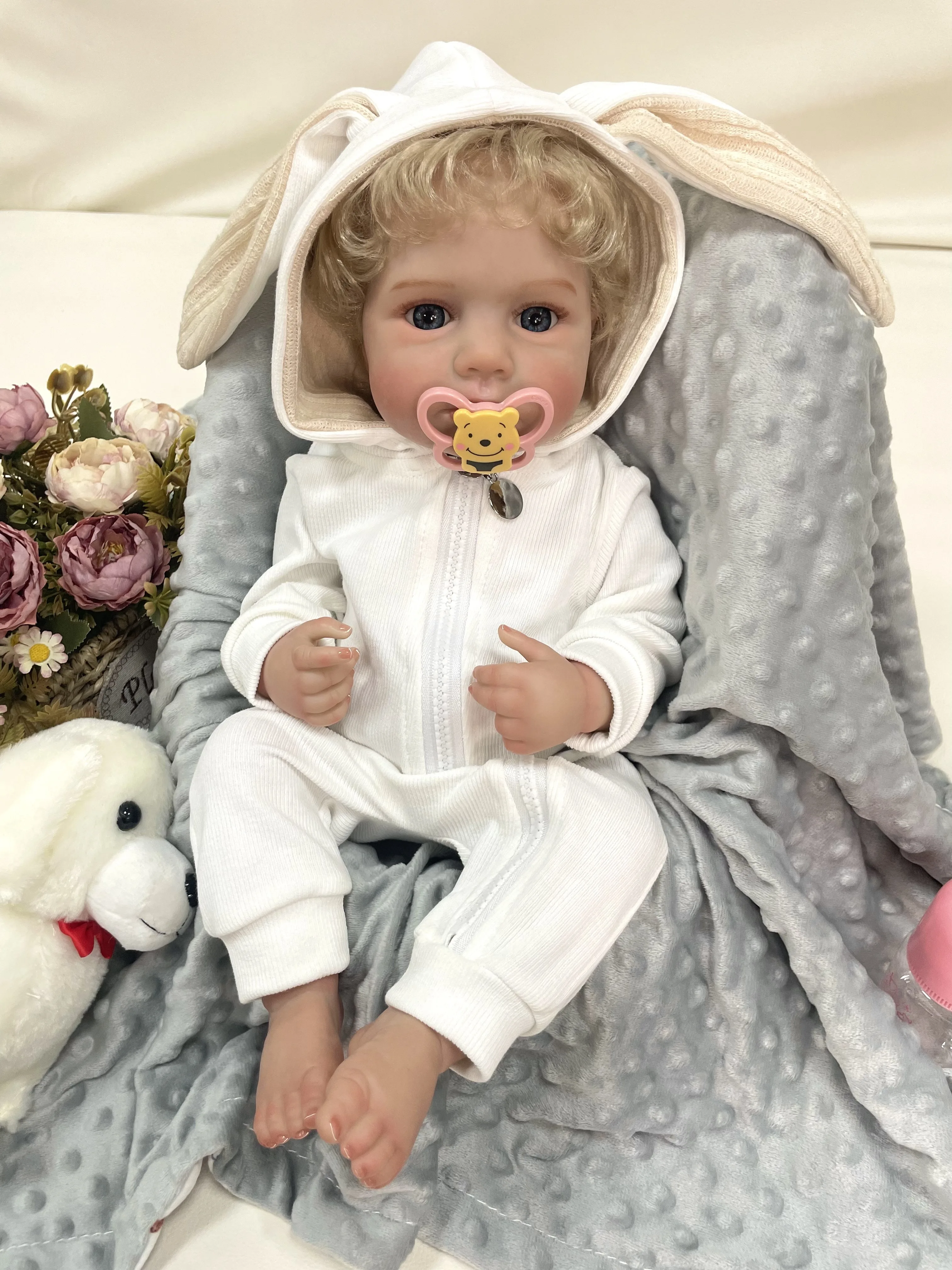 Cokela 20 pollici/50 cm Neonato Reborn Baby Doll Giocattoli per bambini Bambola in silicone Bebe Reborn fatta a mano