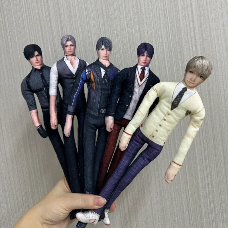 게임 사랑과 깊은 공간 Xavier Zayne Rafayel Sylus Caleb 코스프레 JPG Pushie Slender Twistable Shape 플러시 JPEG Figure Mikkelsen